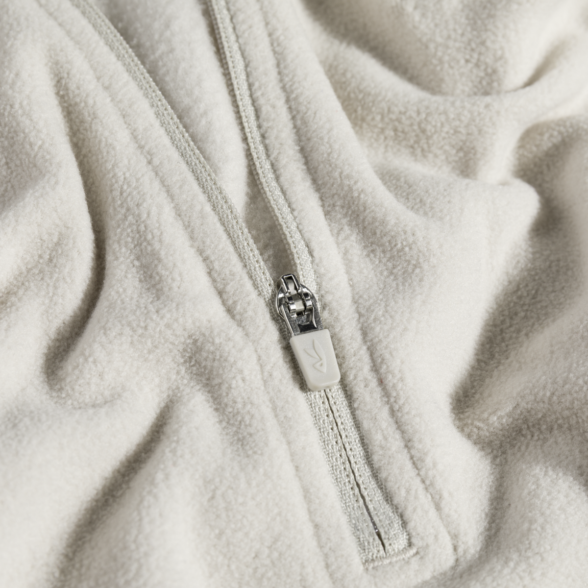 Auro, haut polaire zippé pour femme, coloris Light Beige