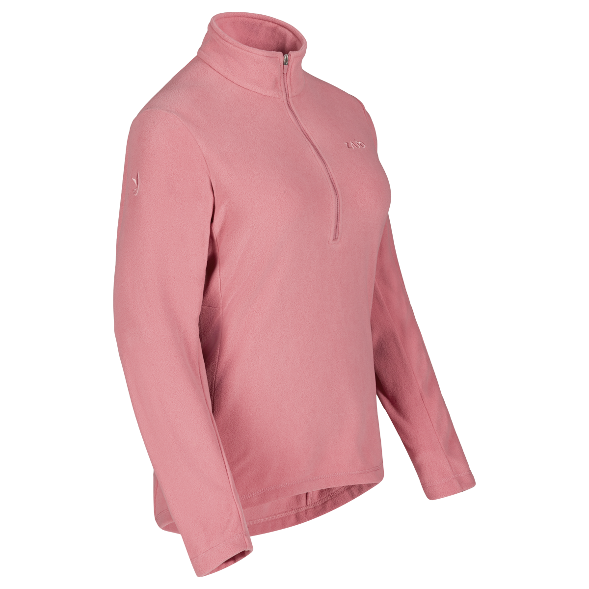 Auro, haut polaire zippé pour femme, coloris Tea Rose