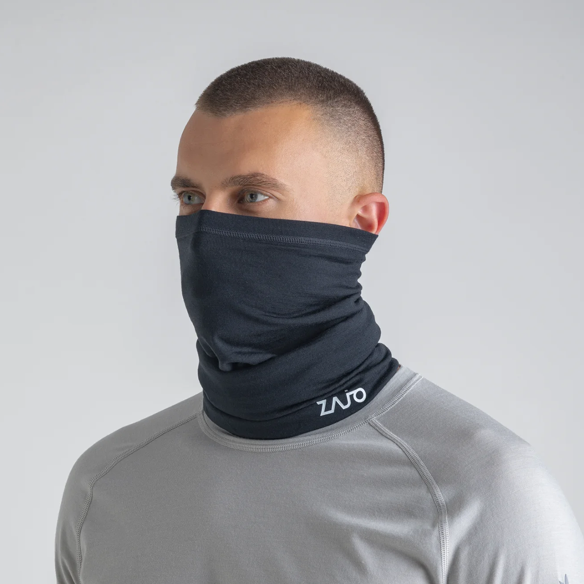 Senti Merino Neckwarmer — Purple