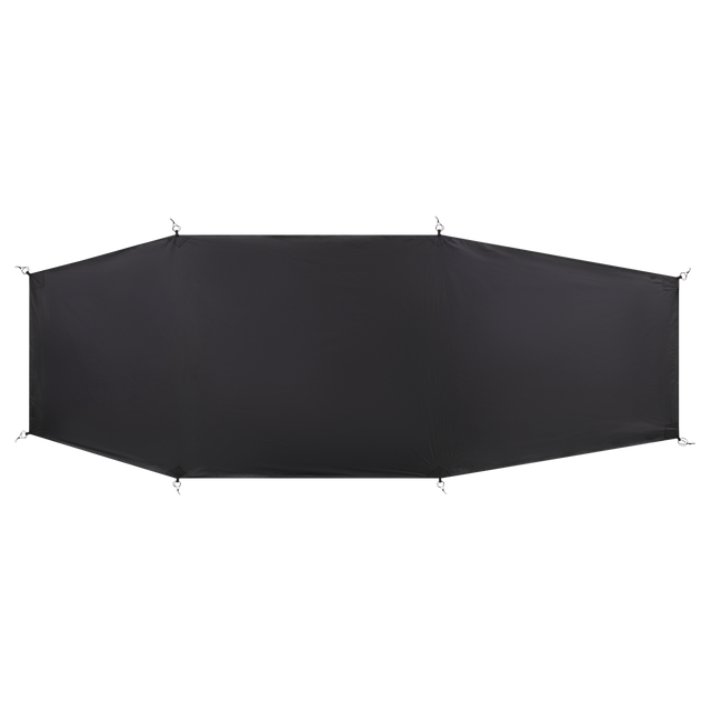 Stelacio, tapis de sol pour tente, coloris Black