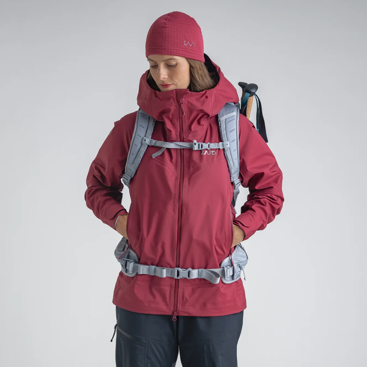 Torento Women's Waterproof 3L Jacket — Black Olive