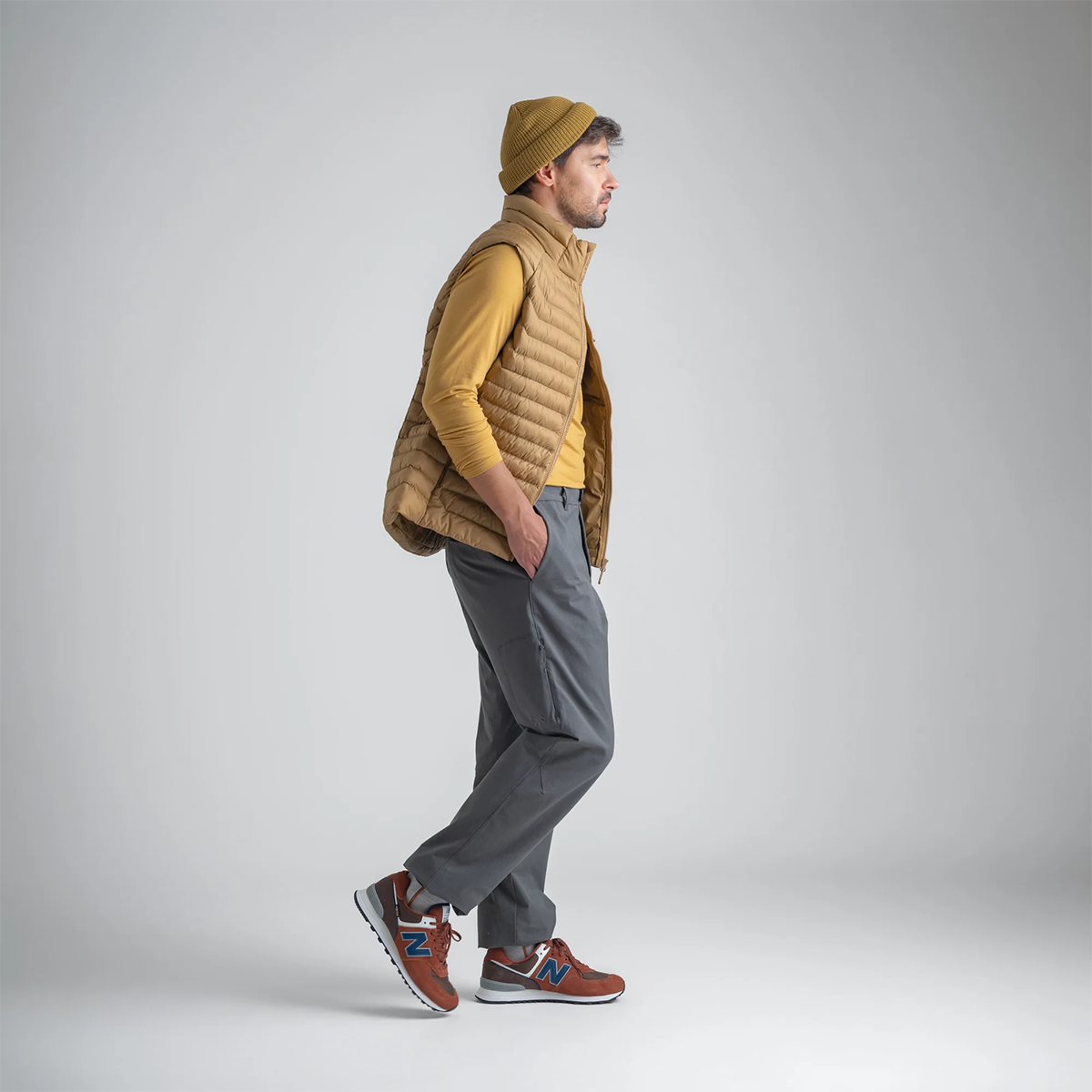 Triki Merino Beanie — Golden Brown