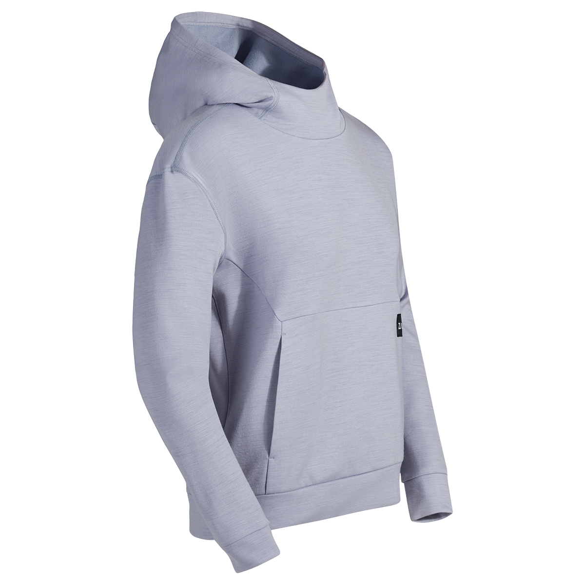 Vespero Women's Merino Hoodie, color Lila Grey