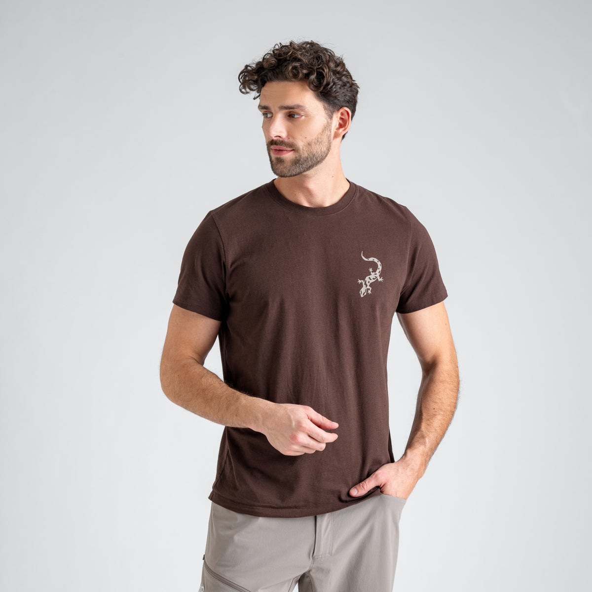 Arbo, t-shirt en coton bio pour homme, coloris Beige Air