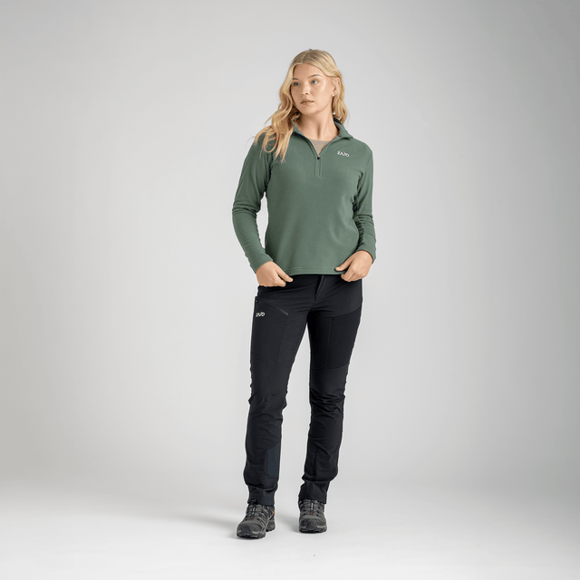 Auro, haut polaire zippé pour femme, coloris Tea Rose