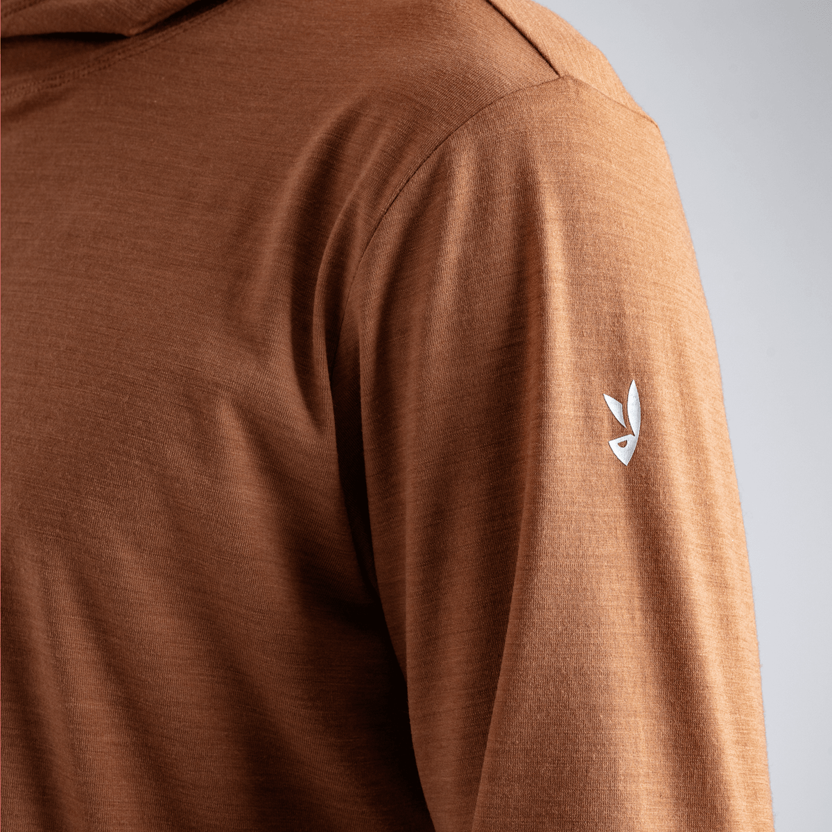 Kora, sweat à capuche en laine mérinos pour homme, coloris Black Olive