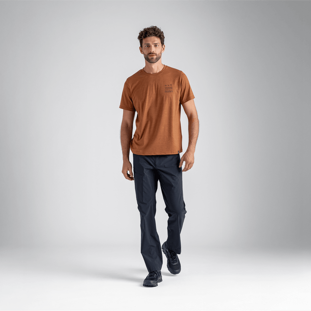 Kora Men's Merino T-shirt — Decadent Red