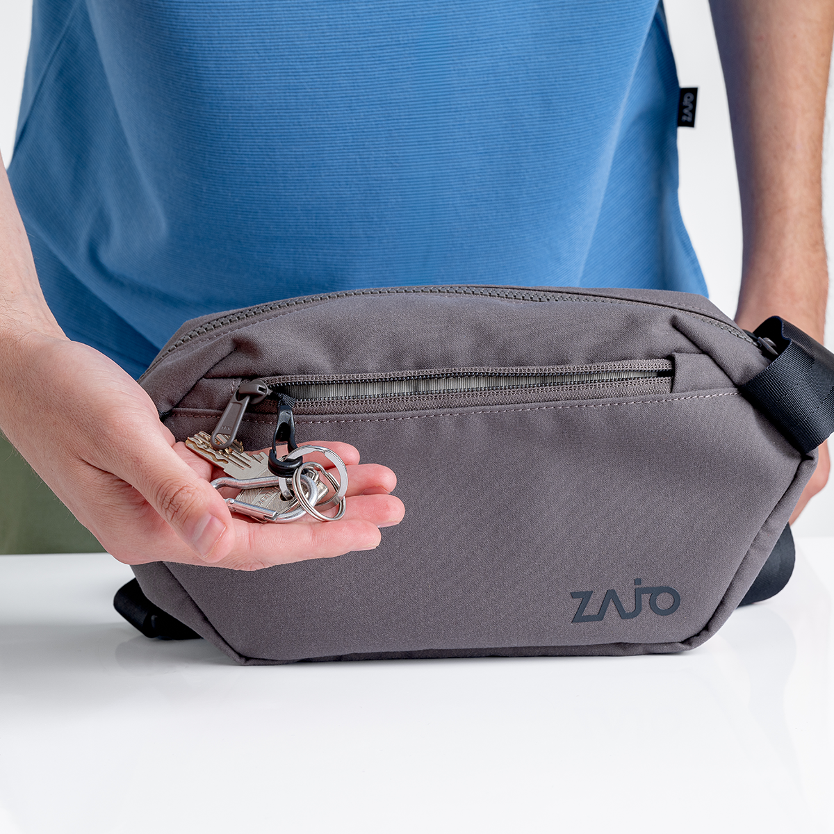 Monda, sac bandoulière, coloris Falcon Grey
