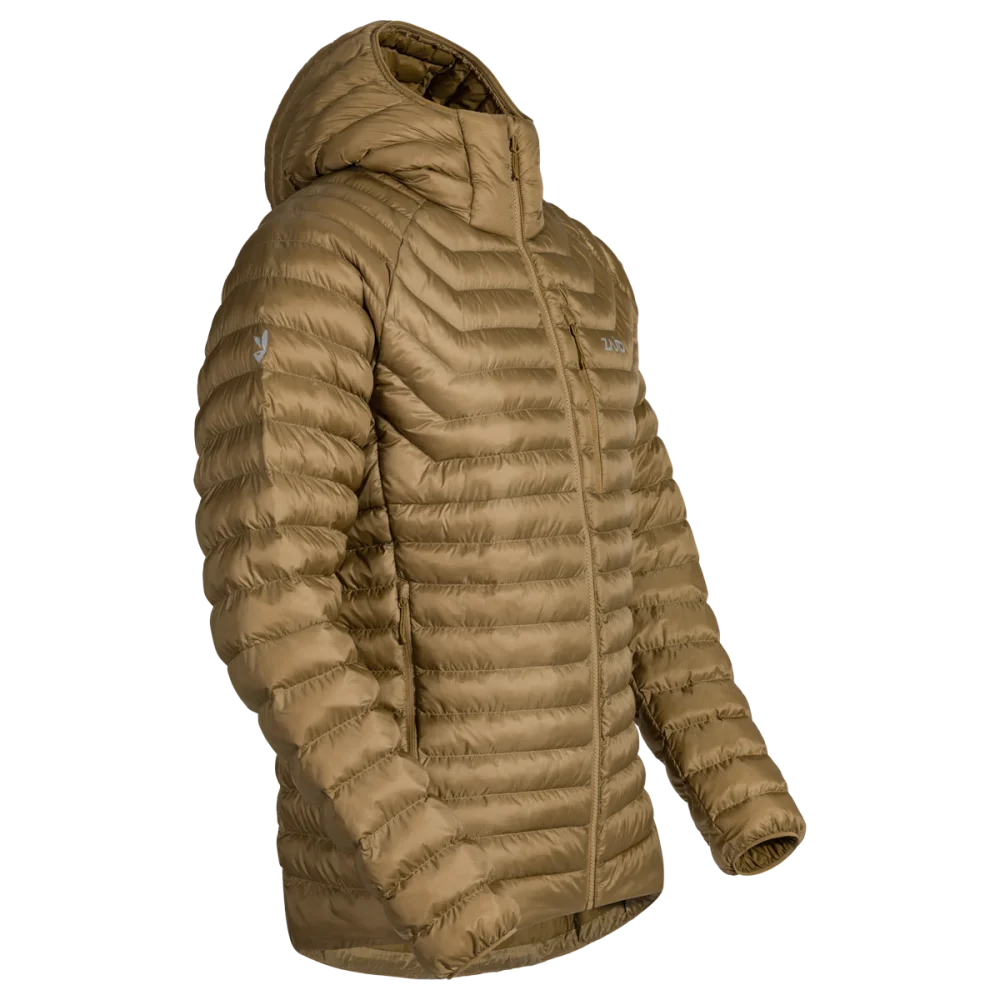 Nubaro Men's Insulated Hooded Jacket — Golden Brown