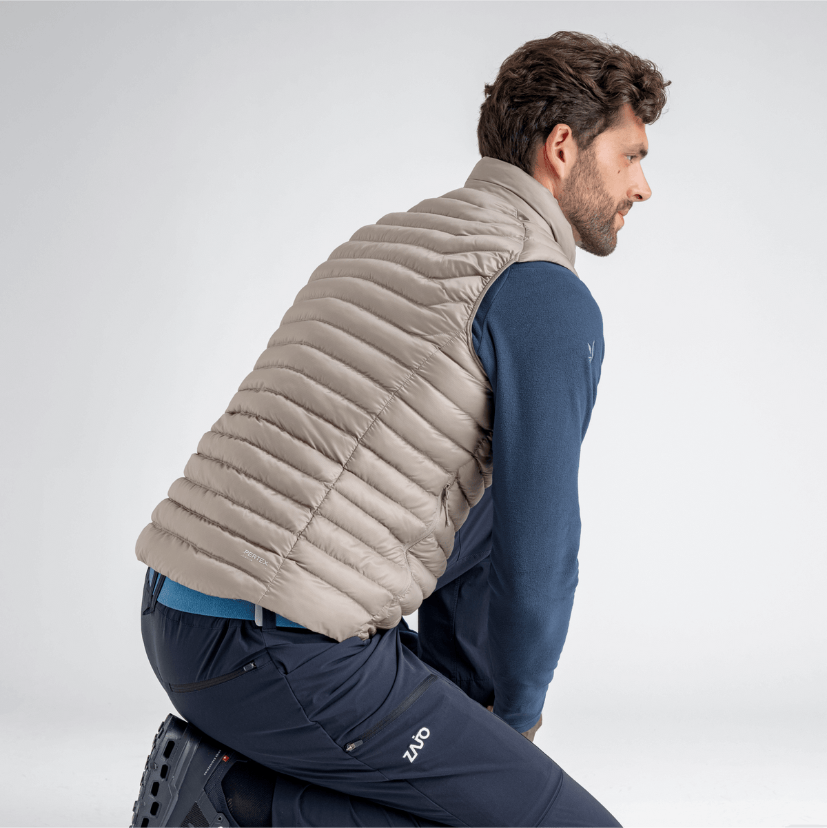 Nubaro Men's Insulated Vest — Navy