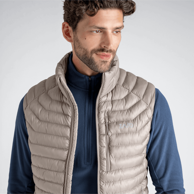 Nubaro, gilet isolant pour homme, coloris Thyme Green