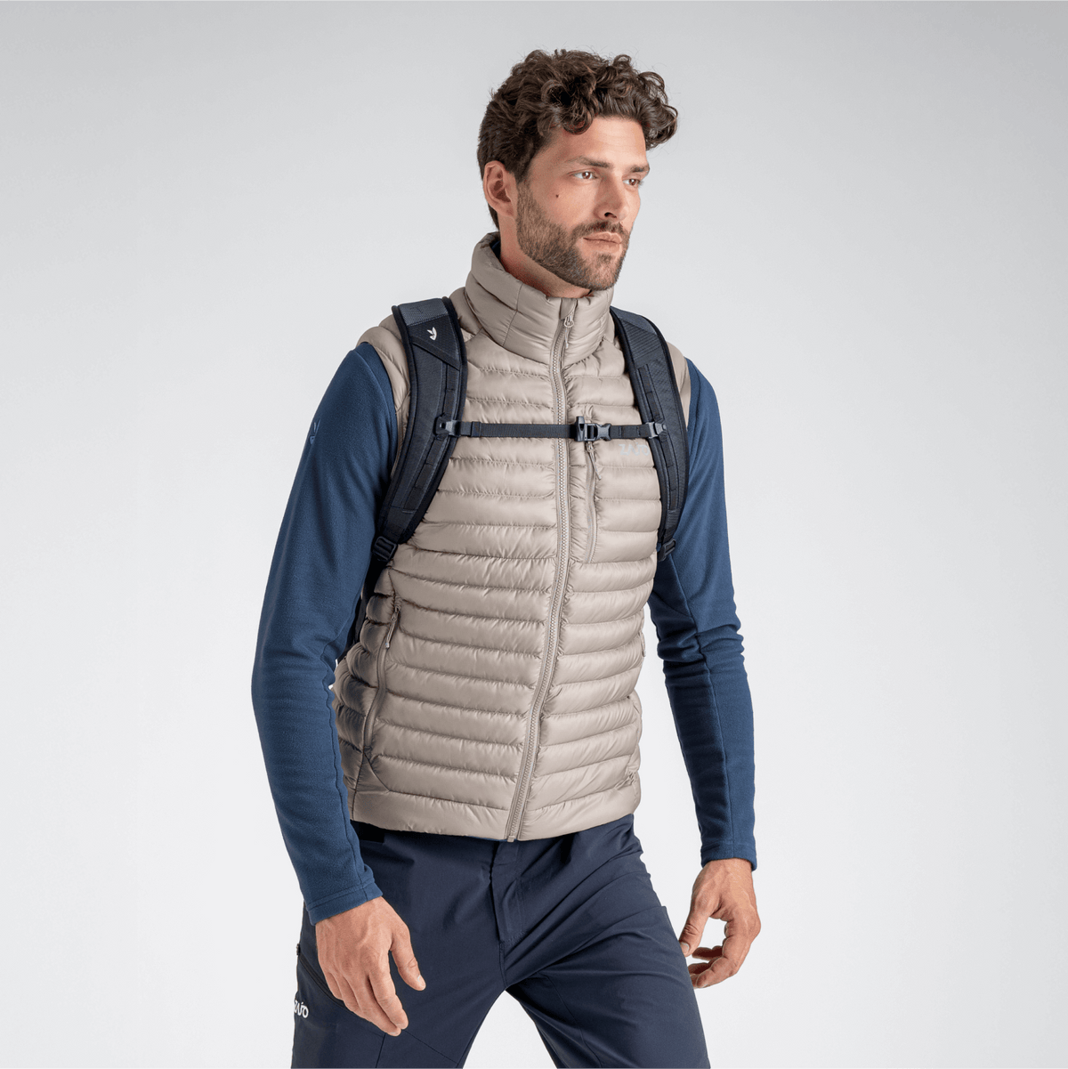 Nubaro, gilet isolant pour homme, coloris Thyme Green