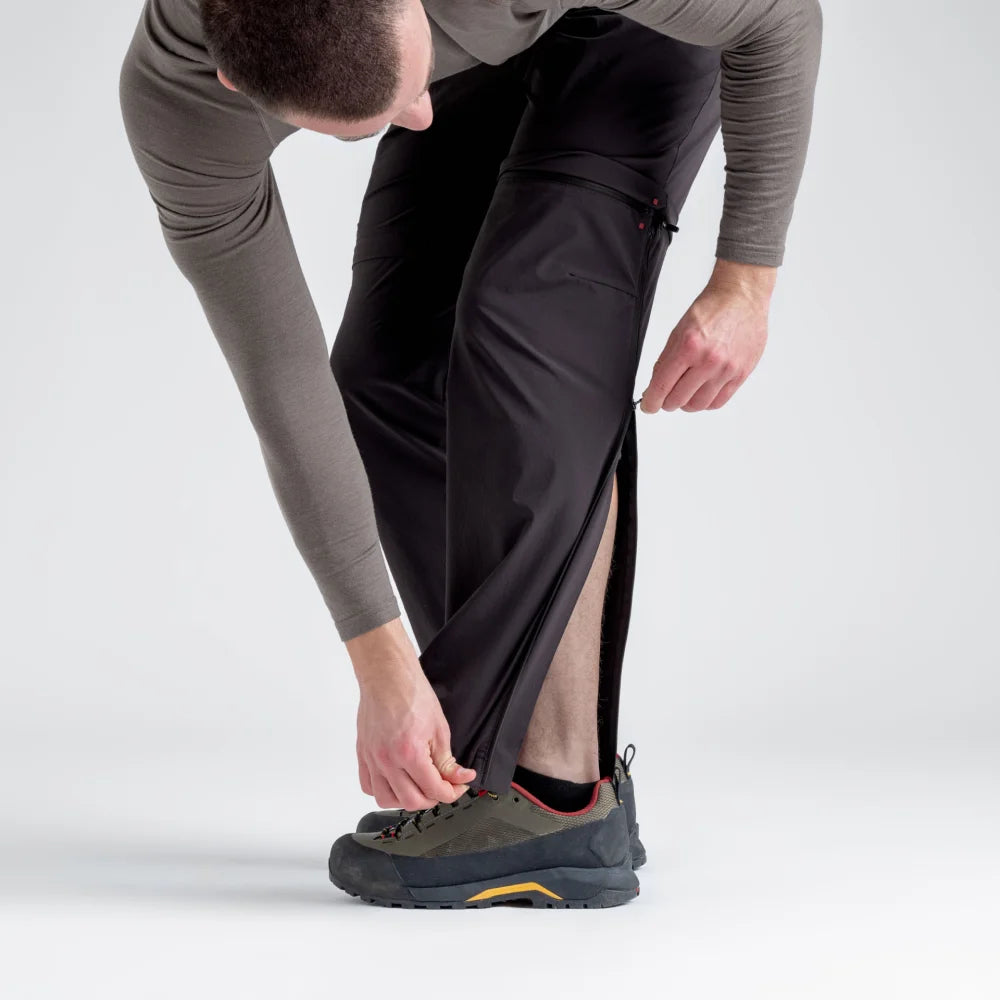 Pado, pantalon zip-off pour homme, coloris Espresso