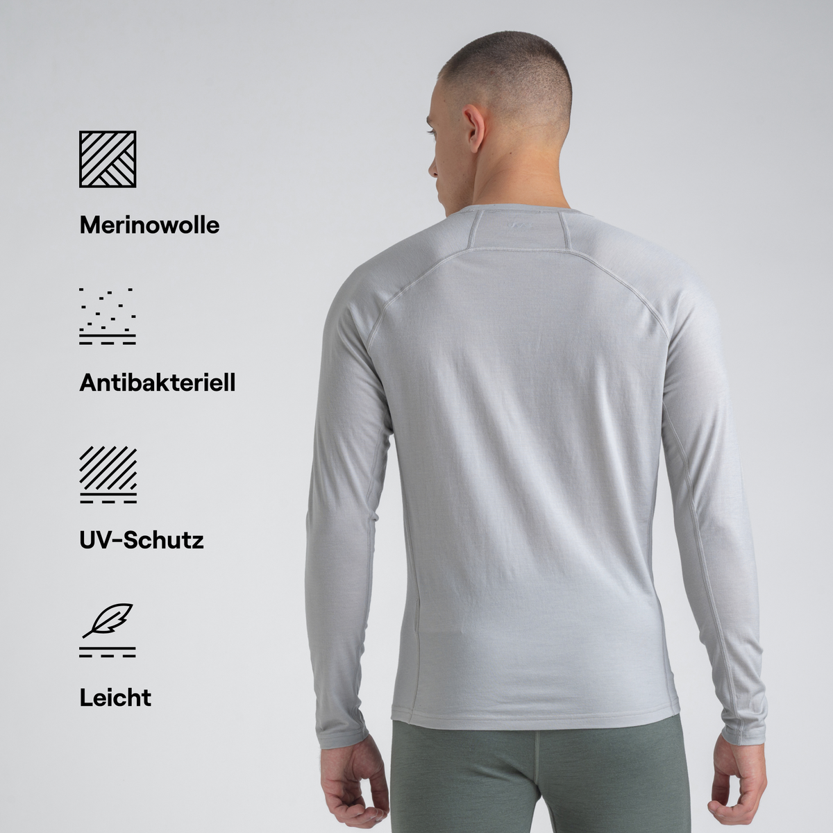 Senti Men's Merino Longsleeve — Black