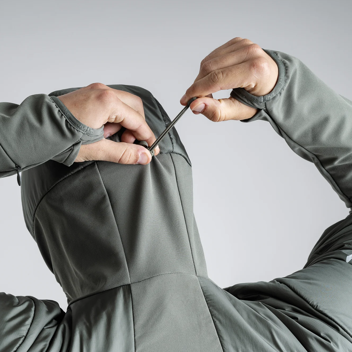 Spiro Men's Insulated Hybrid Jacket — Thyme Green