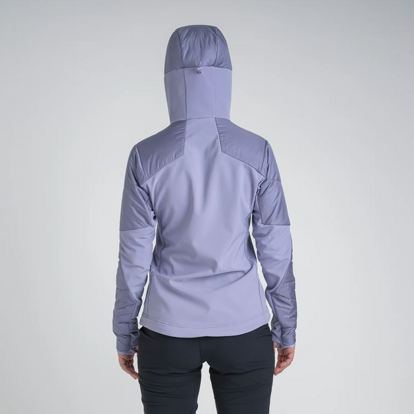 Spiro Women's Insulated Hybrid Jacket — Burned Red