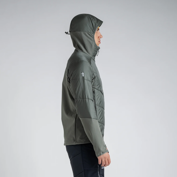 Spiro Men's Insulated Hybrid Jacket — Grey Navy