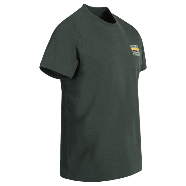 Arbo, t-shirt en coton bio pour homme, coloris Dark Green Element