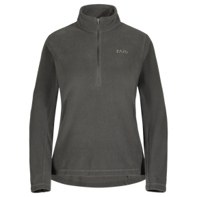 Auro, haut polaire zippé pour femme, coloris Black Olive