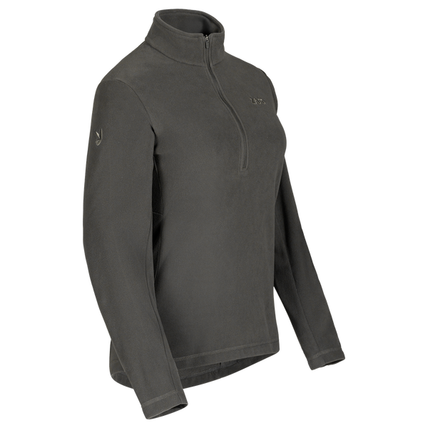 Auro, haut polaire zippé pour femme, coloris Black Olive