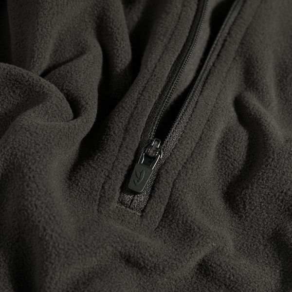 Auro, haut polaire zippé pour femme, coloris Black Olive