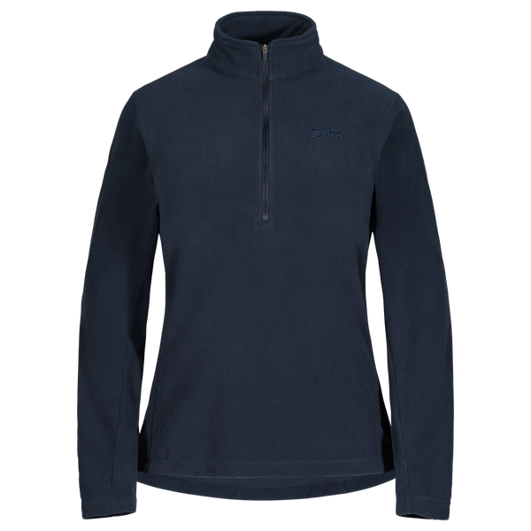 Auro, haut polaire zippé pour femme, coloris Dark Navy