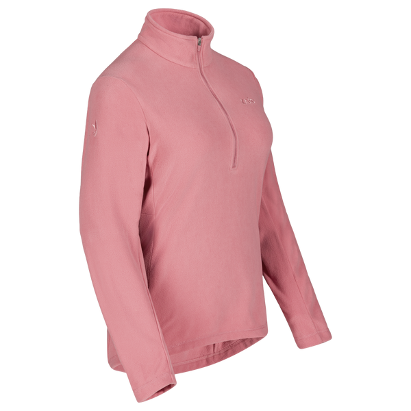 Auro, haut polaire zippé pour femme, coloris Tea Rose