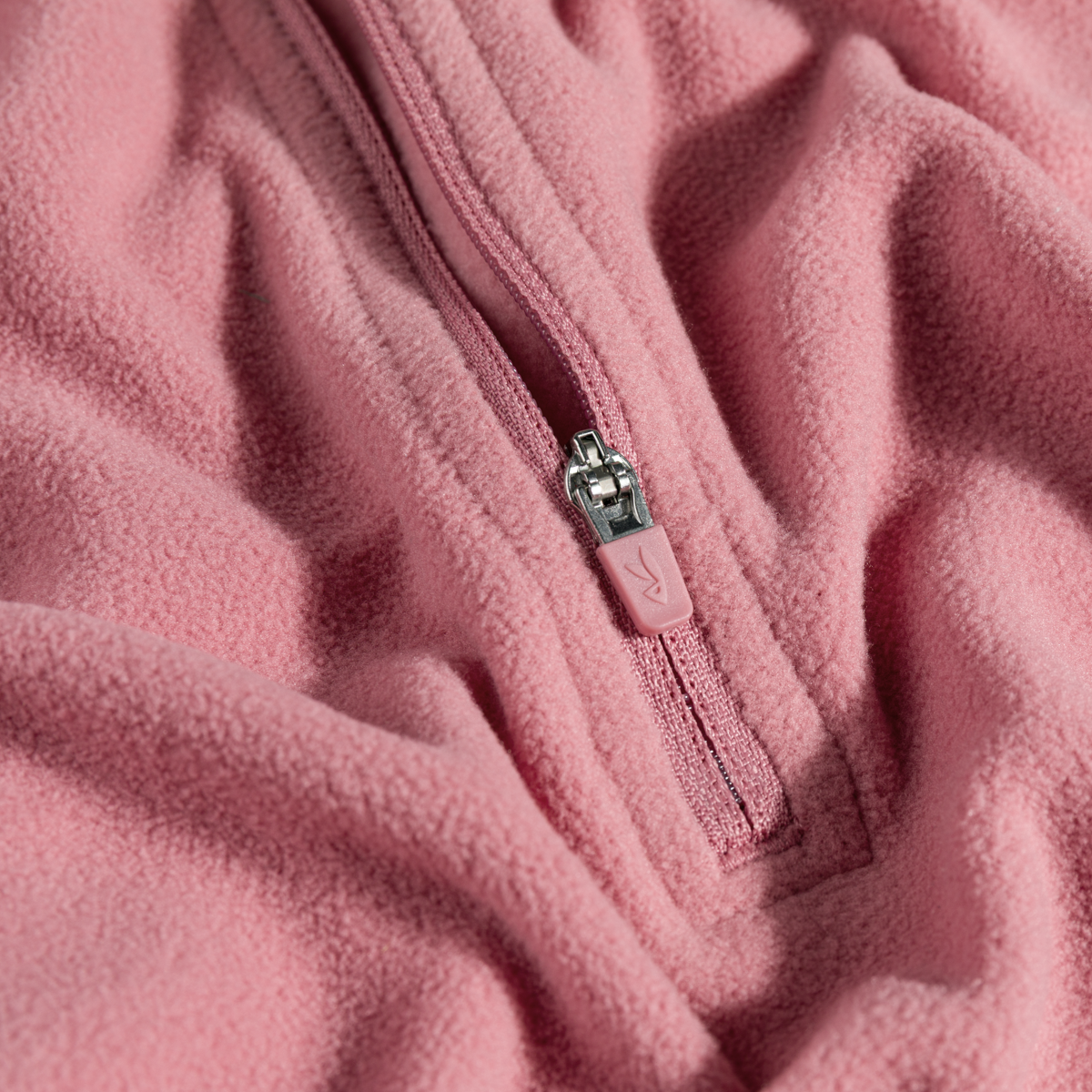Auro, haut polaire zippé pour femme, coloris Tea Rose
