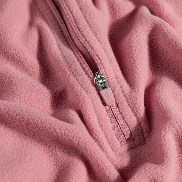 Auro, haut polaire zippé pour femme, coloris Tea Rose
