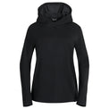 Kora, sweat à capuche en laine mérinos pour femme, coloris Black