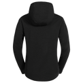 Kora, sweat à capuche en laine mérinos pour femme, coloris Black