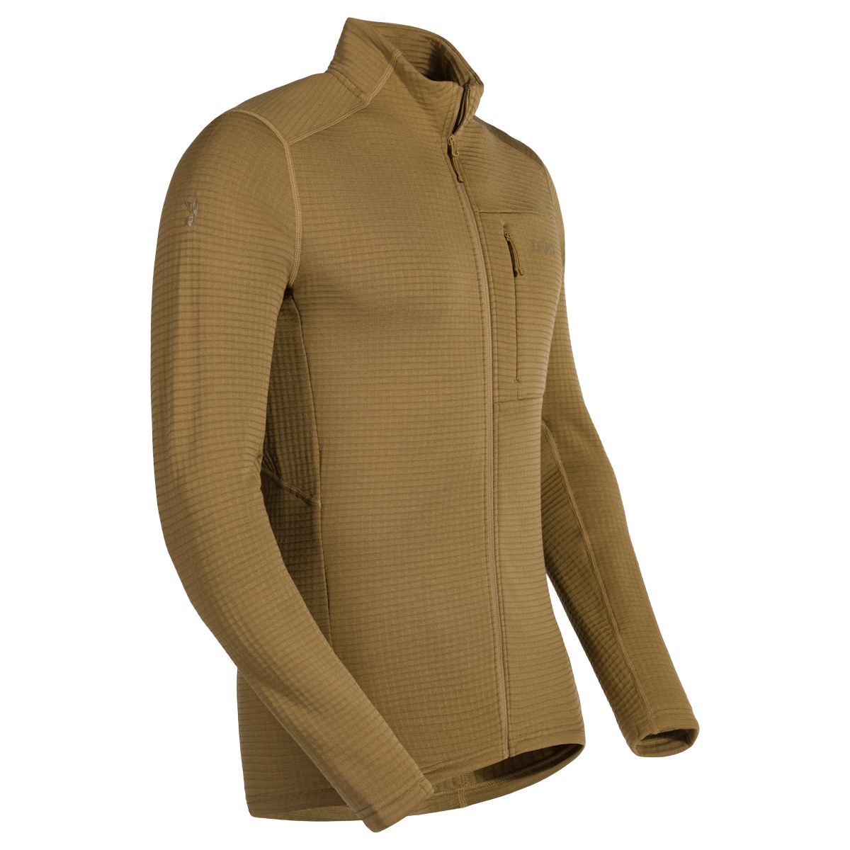 Kovri, veste à mailles en laine mérinos pour homme, coloris Golden Brown