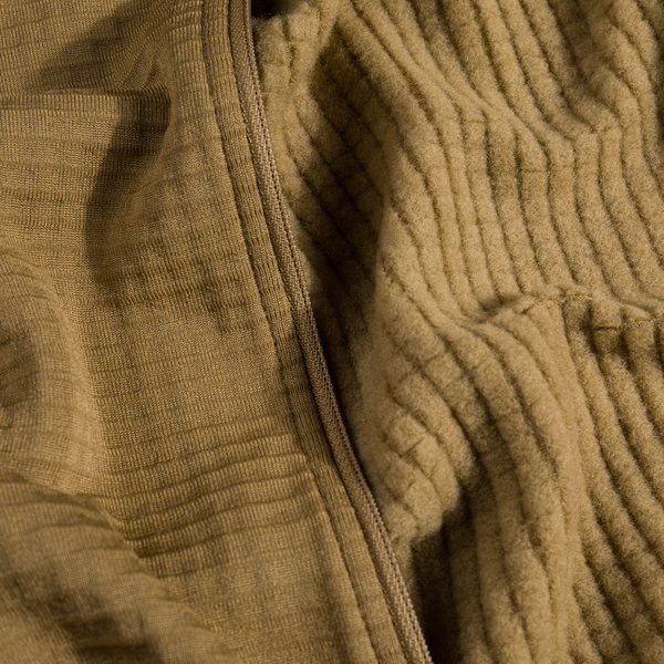 Kovri, veste à mailles en laine mérinos pour homme, coloris Golden Brown