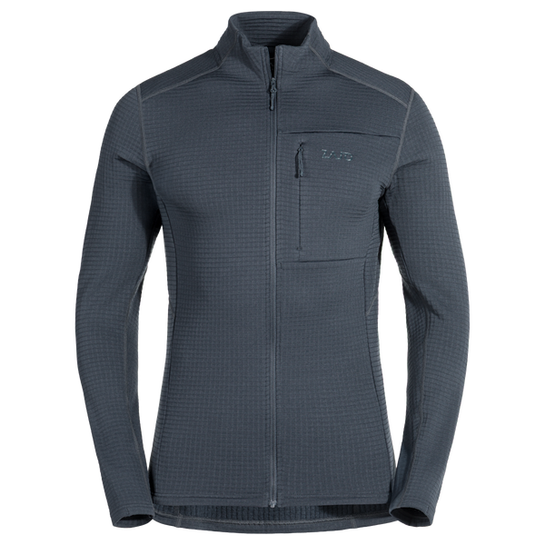 Kovri, veste à mailles en laine mérinos pour homme, coloris Grey Navy