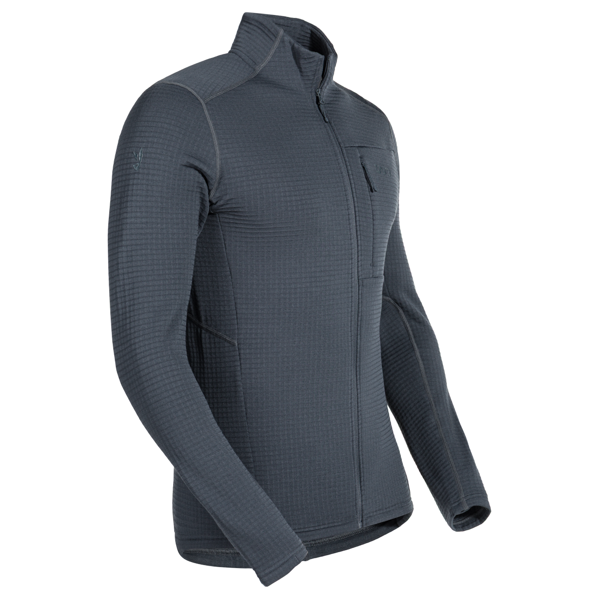 Kovri, veste à mailles en laine mérinos pour homme, coloris Grey Navy