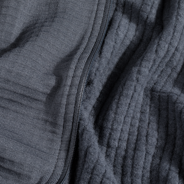 Kovri, veste à mailles en laine mérinos pour homme, coloris Grey Navy