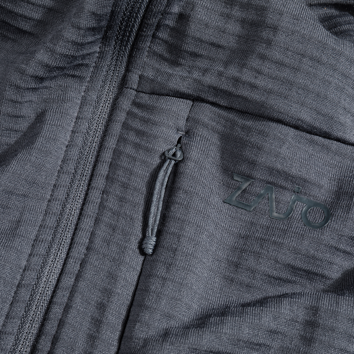 Kovri, veste à mailles en laine mérinos pour homme, coloris Grey Navy