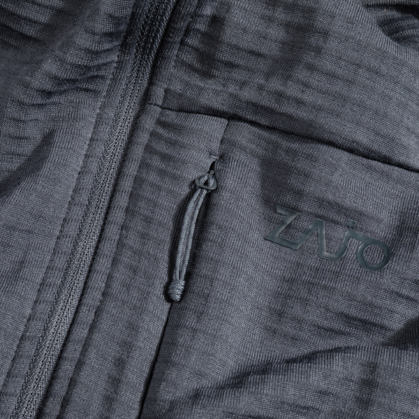 Kovri, veste à mailles en laine mérinos pour homme, coloris Grey Navy