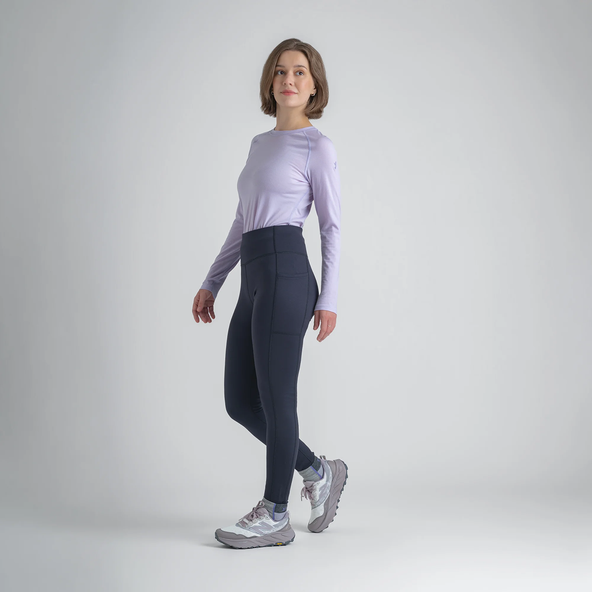 Monto Women's Merino Winter Tights — Black