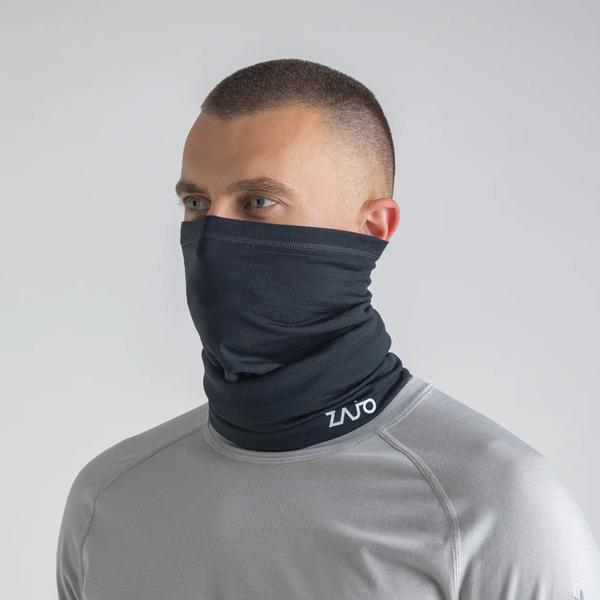 Senti Merino Neckwarmer — Purple