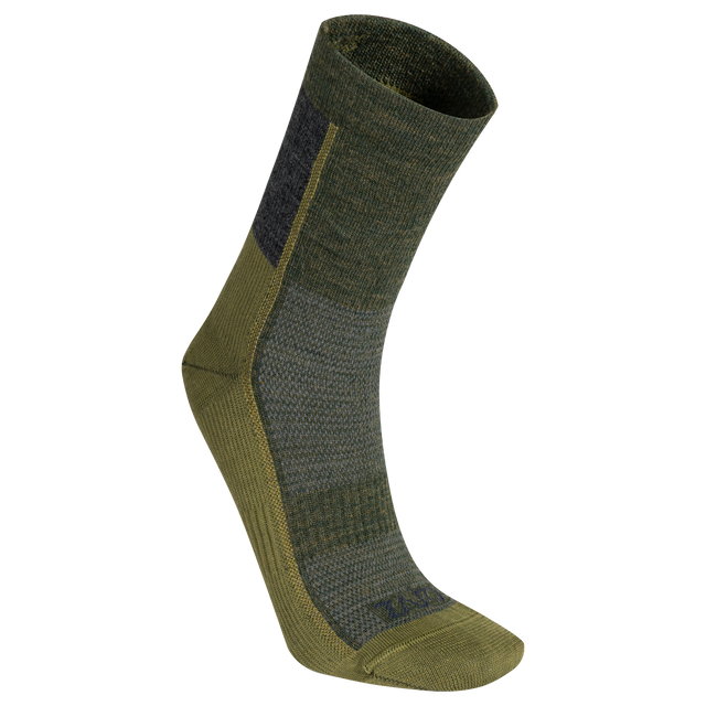 Senti, chaussettes mi-hautes en laine mérinos, coloris Avocado Green