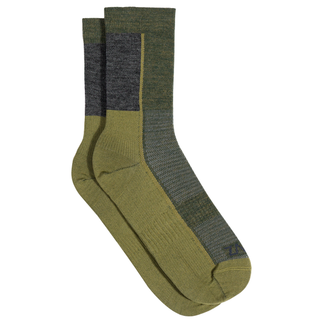 Senti, chaussettes mi-hautes en laine mérinos, coloris Avocado Green