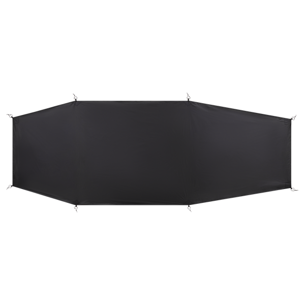 Stelacio, tapis de sol pour tente, coloris Black