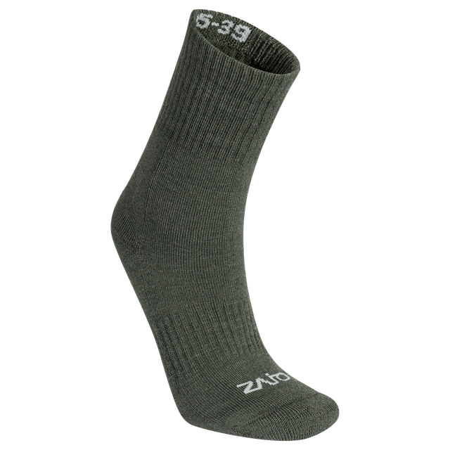 Termo, chaussettes en laine mérinos, coloris Dark Olive
