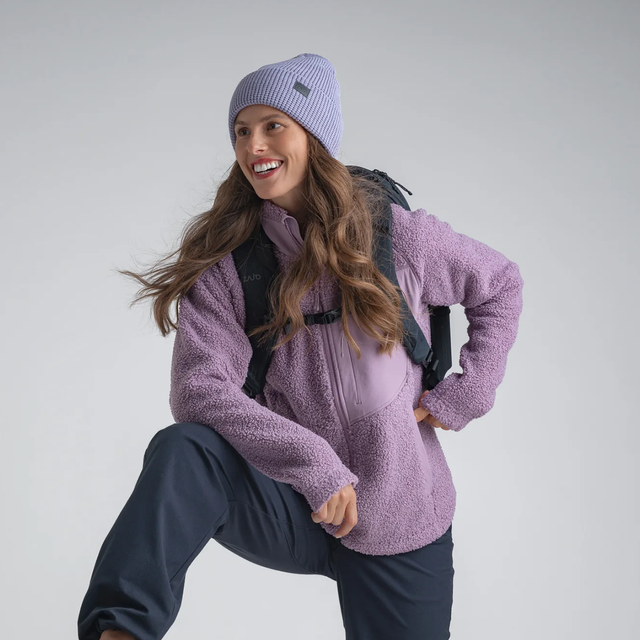 Triki Merino Beanie — Lavender