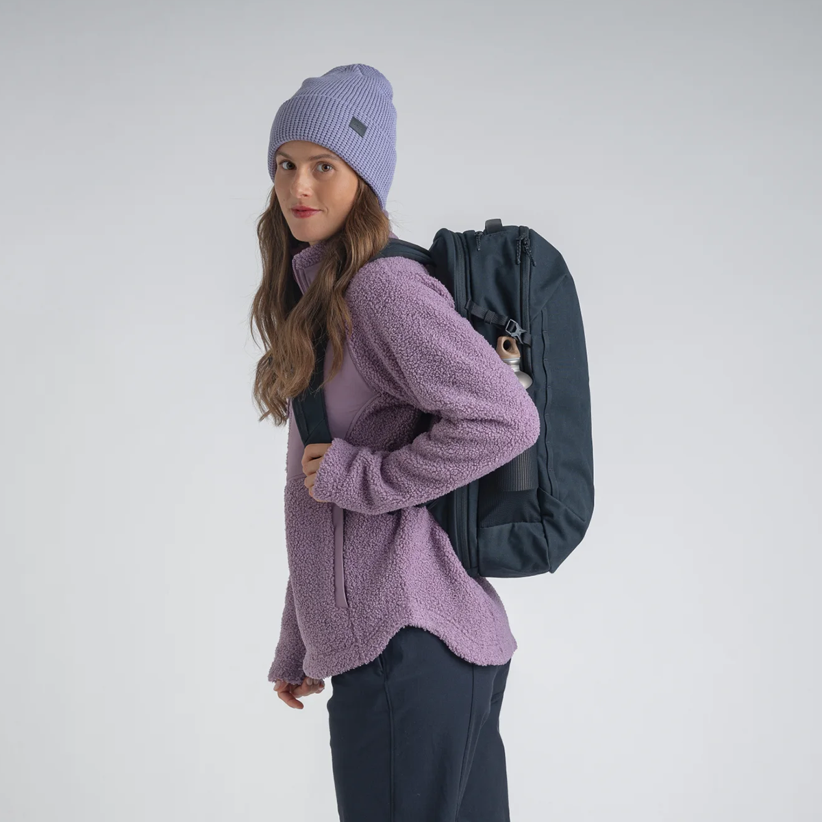 Triki Merino Beanie — Lavender