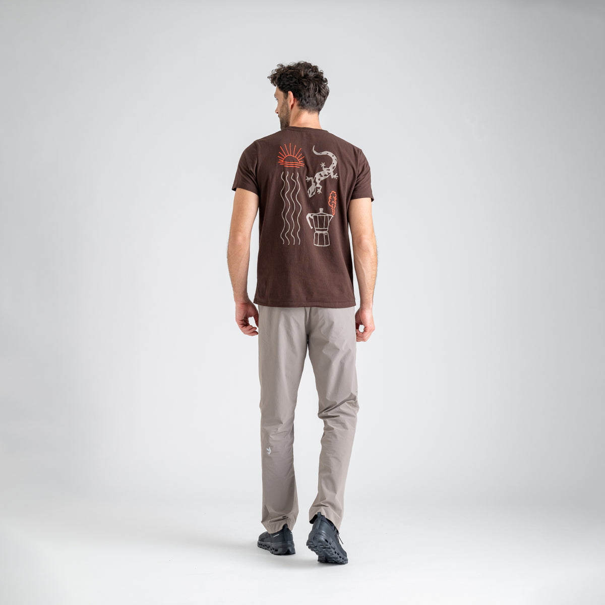 Arbo, t-shirt en coton bio pour homme, coloris Beige Air