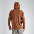 Kora, sweat à capuche en laine mérinos pour homme, coloris Decadent Red