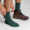 Kovri, chaussettes hautes en laine mérinos, coloris Grey Navy