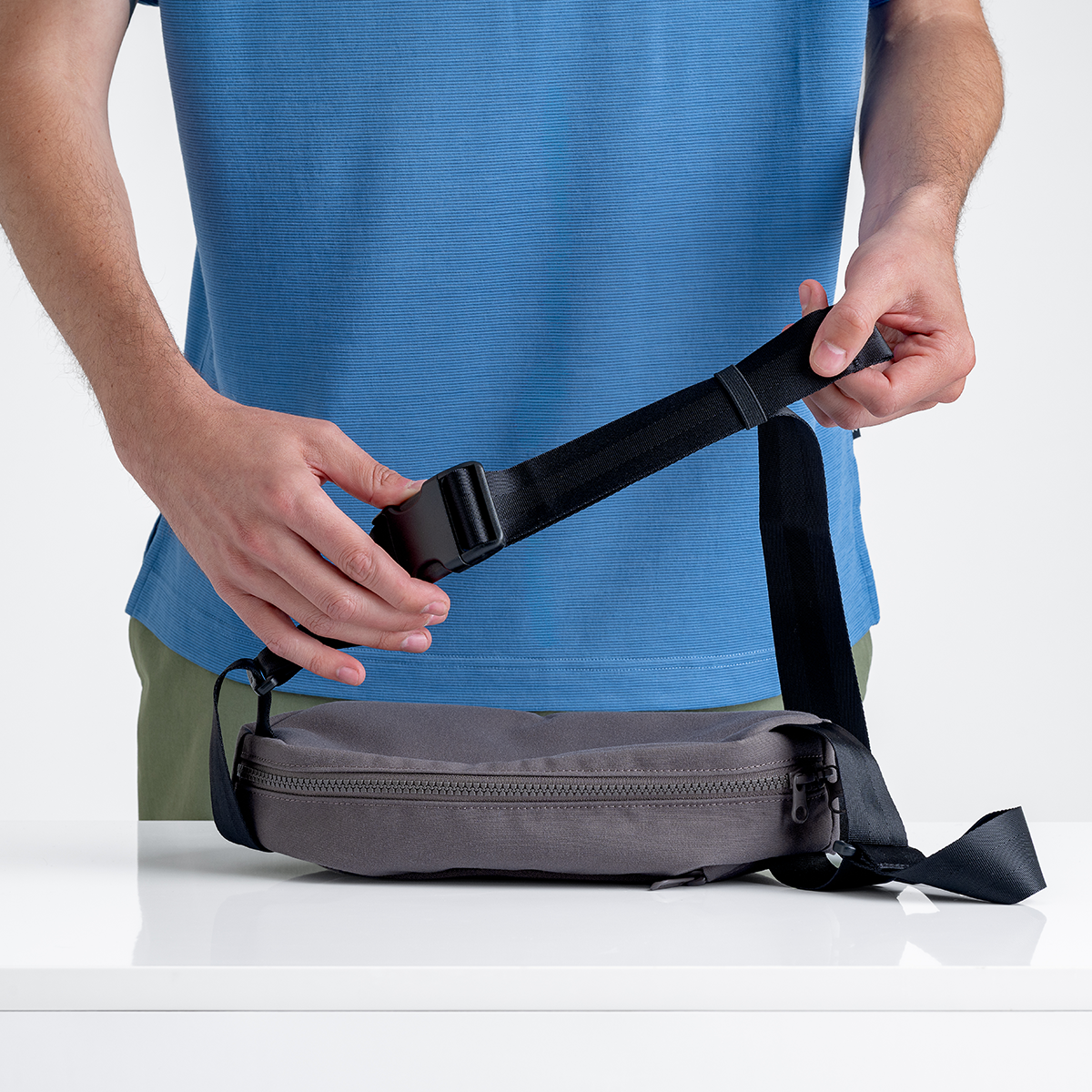Monda, sac bandoulière, coloris Falcon Grey